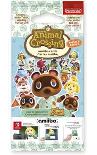 PACK 3 TARJETAS AMIIBO ANIMAL CROSSING SERIE 5
