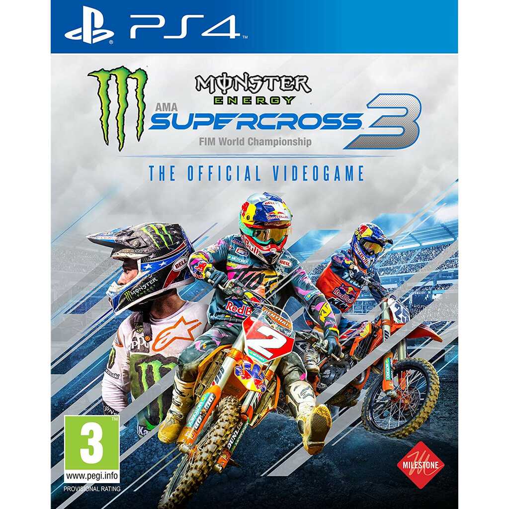 PS4 MONSTER ENERGY SUPERCROSS 3 PROMO