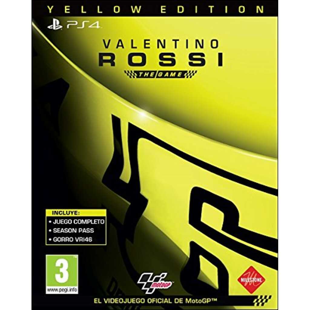 PS4 MOTO GP 16 VALENTINO ROSSI 46 YELLOW EDITION