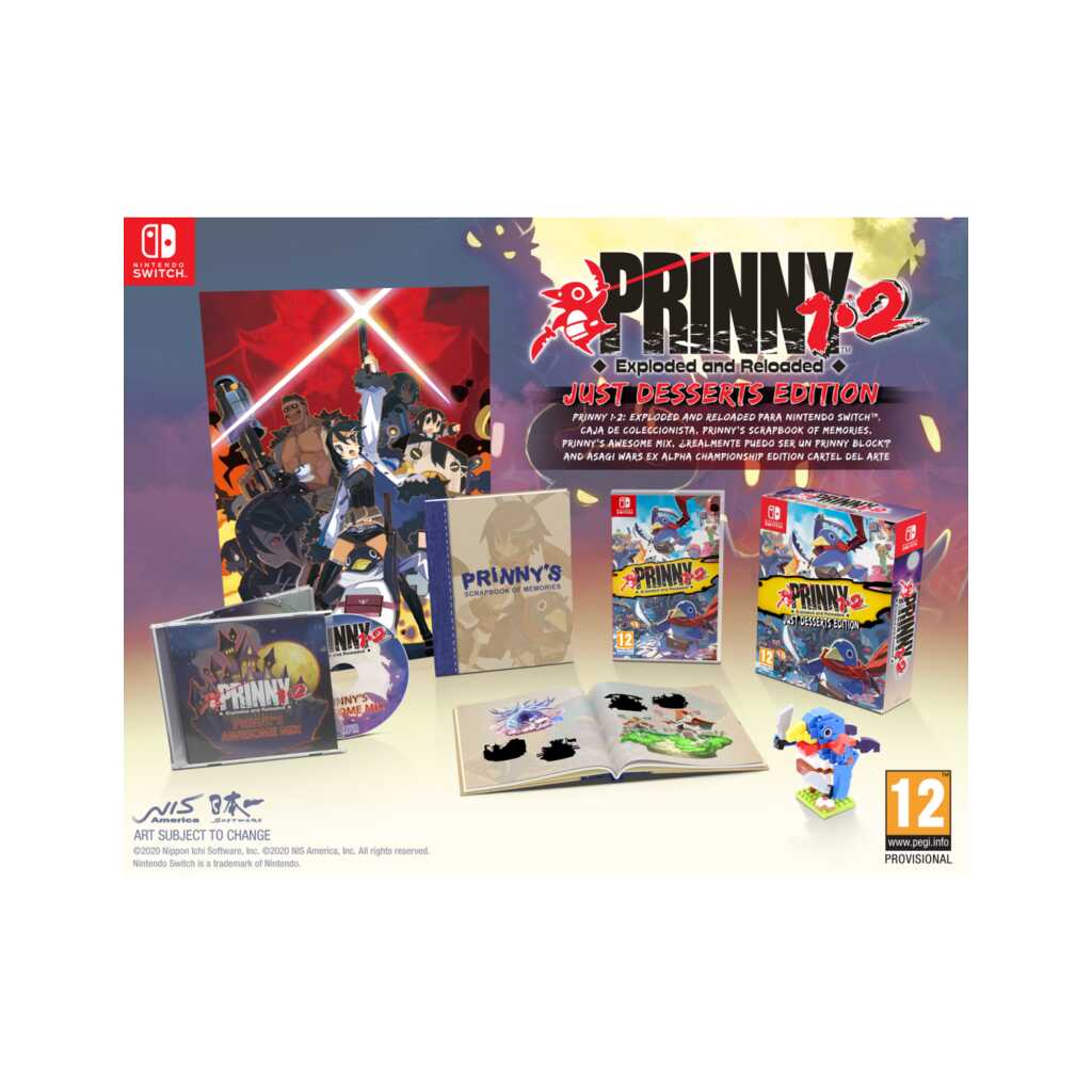 SWITCH PRINNY 1-2: EXPLODED AND REL. JUST DES. ED.