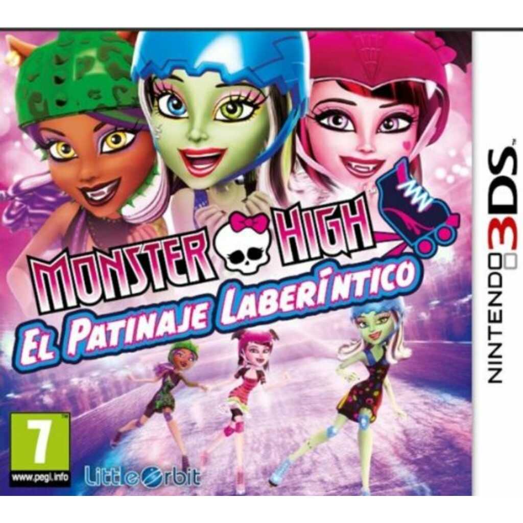 N3DS MONSTER HIGH PATINAJE LABERINTICO