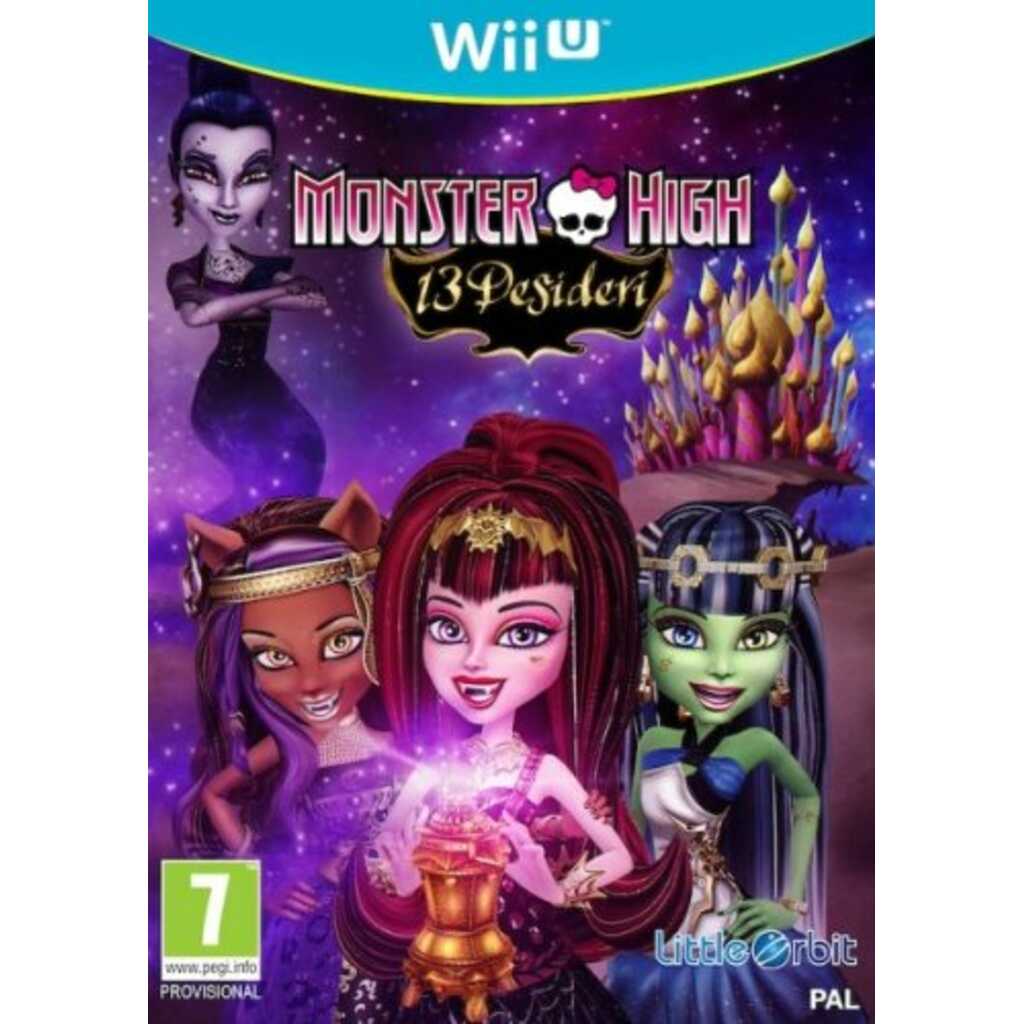 WIIU MONSTER HIGH 13 MONSTRUO DESEOS