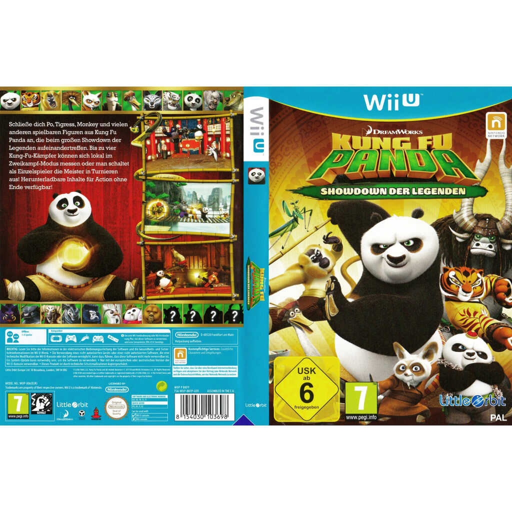 WIIU KUNG FU PANDA CONFRONTACION DE LEYENDAS LEGEN