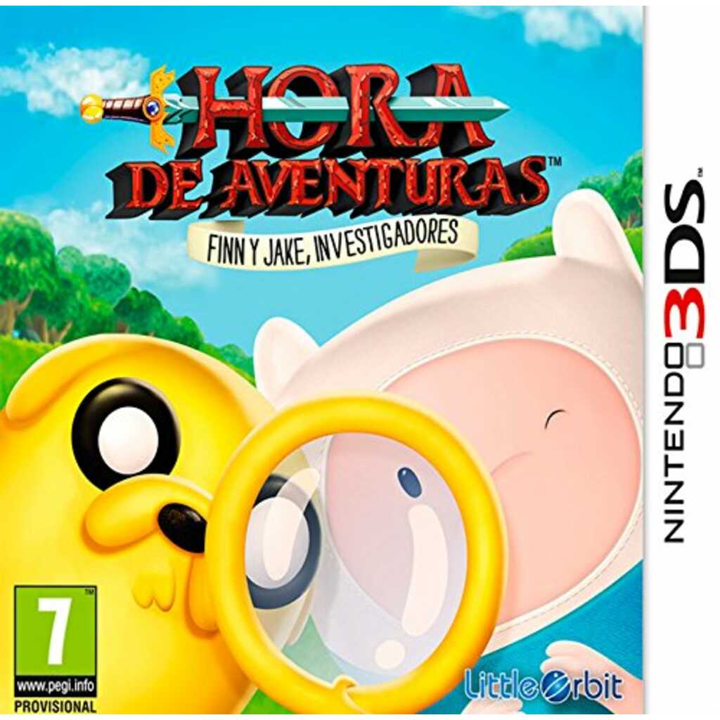 N3DS HORA DE AVENTURAS FINN Y JAKE INVESTIGADORES