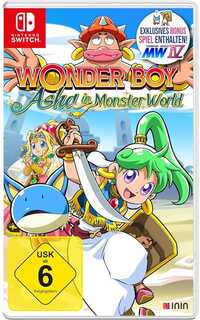 SWITCH WONDER BOY ASHA IN MONSTER WORLD