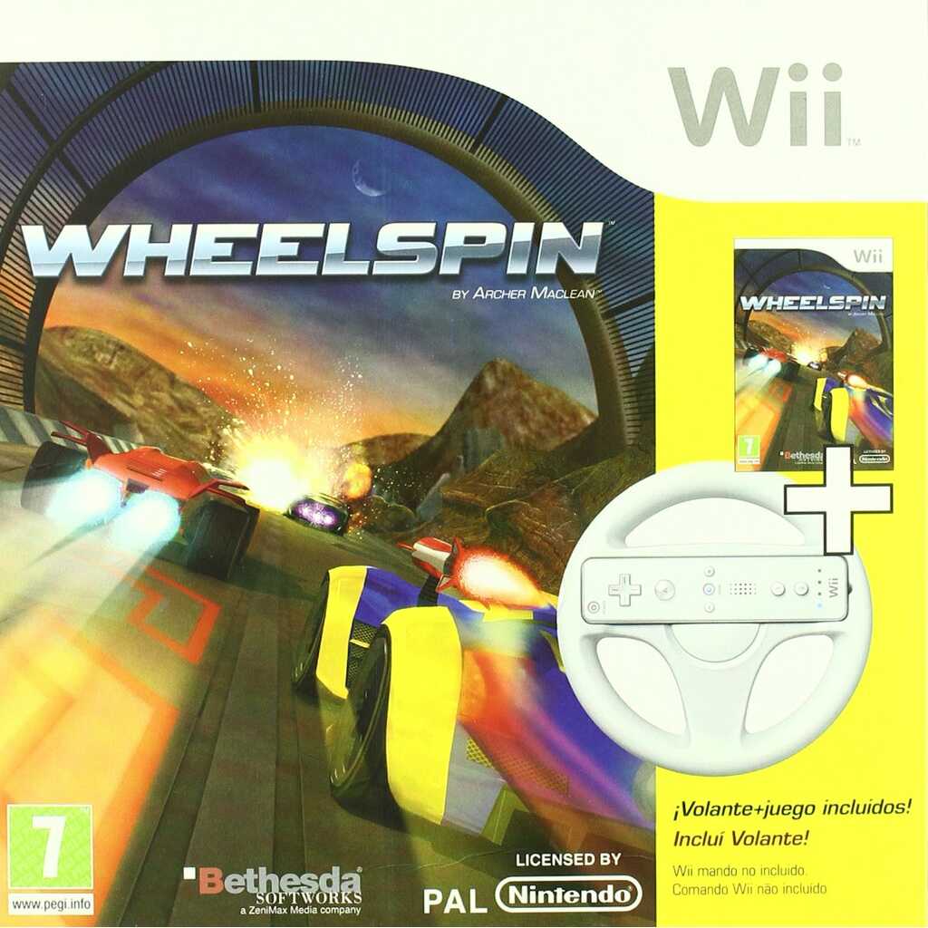 WII WHEELSPIN + VOLANTE