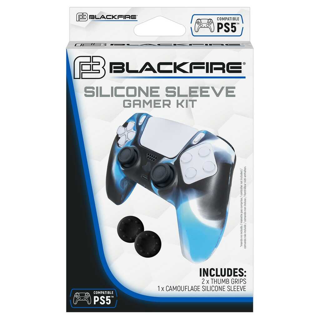PROTECTOR SILICONA BLACKFIRE SLEEVE GAMER KIT PS5