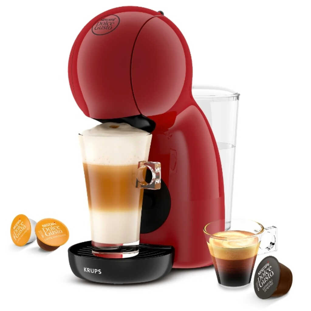 CAFETERA KRUPS PICCOLO XS RED CAPSULAS DOLCE GUSTO