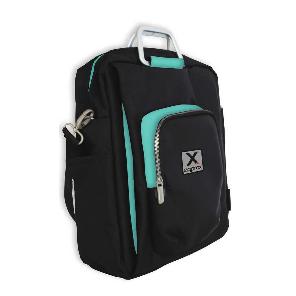 MOCHILA DE PORTATIL 15.6" APPROX NEGRO/AZUL