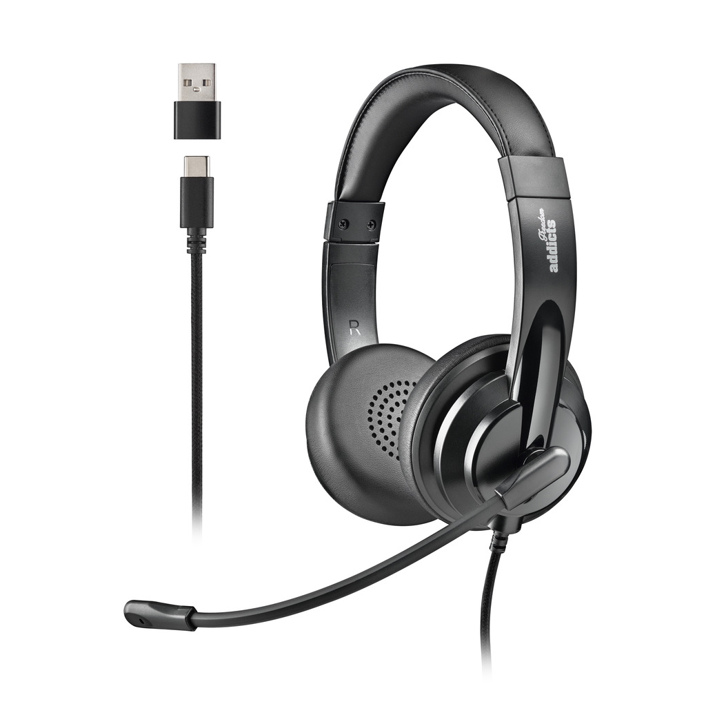 AURICULARES NGS STEREO C/ MICROFONO FLEXIBLE USB-C