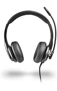 AURICULARES ESTEREO CON MICROFONO FLEXIBLE USB-C, ADAPTADOR USB-A, CANCELACION DE RUIDO, CONTROL VOLUMEN, DIADEMA REFORZADA, PLUG AND PLAY, PC Y PORTA