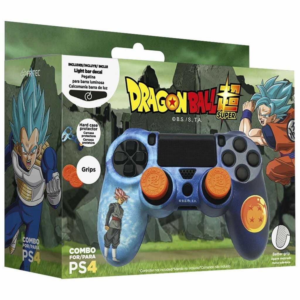 PROTECTOR SILICONA + GRIPS DRAGON BALL 2 MANDO PS4