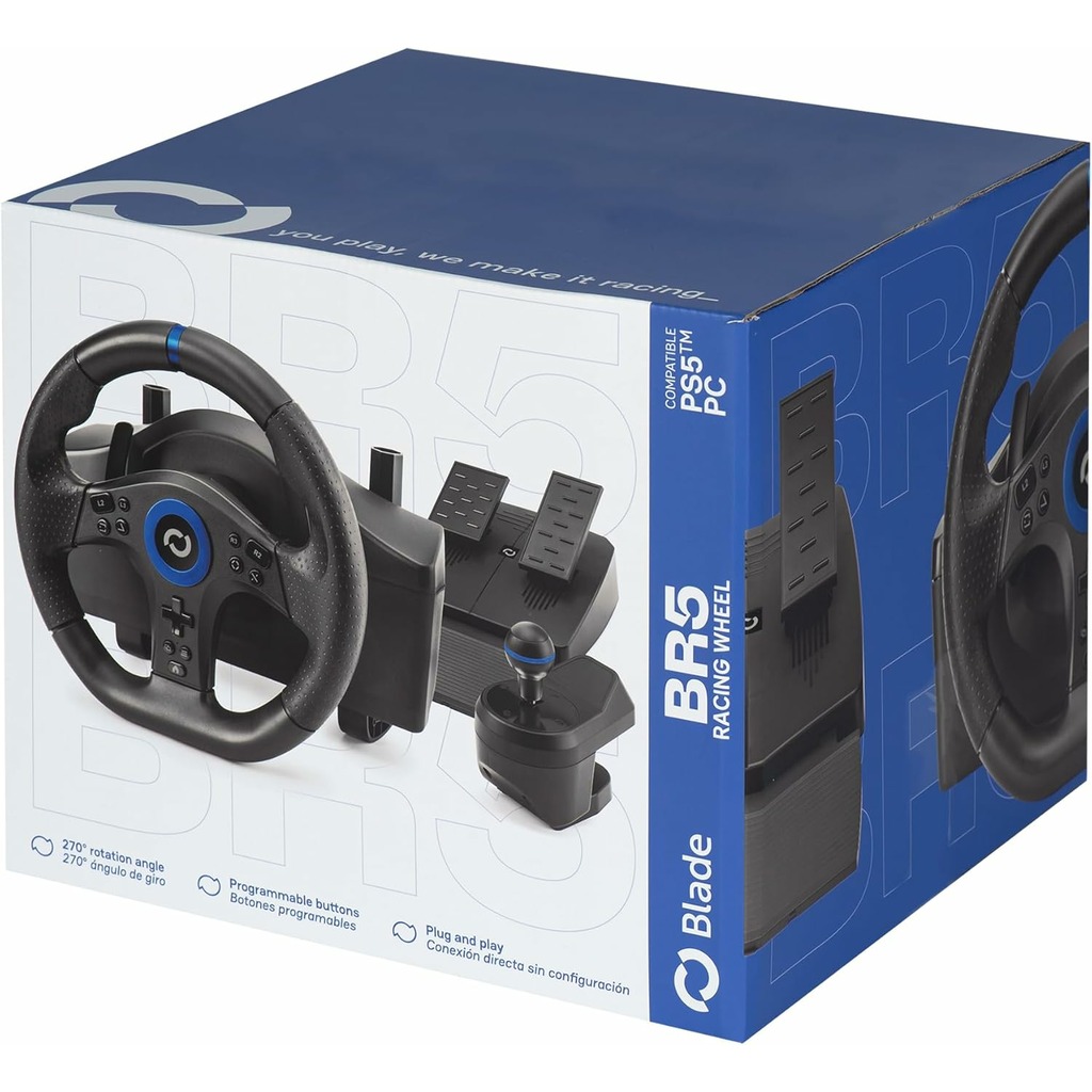 VOLANTE BLADE BR5 RACING WHEEL PS5-PC