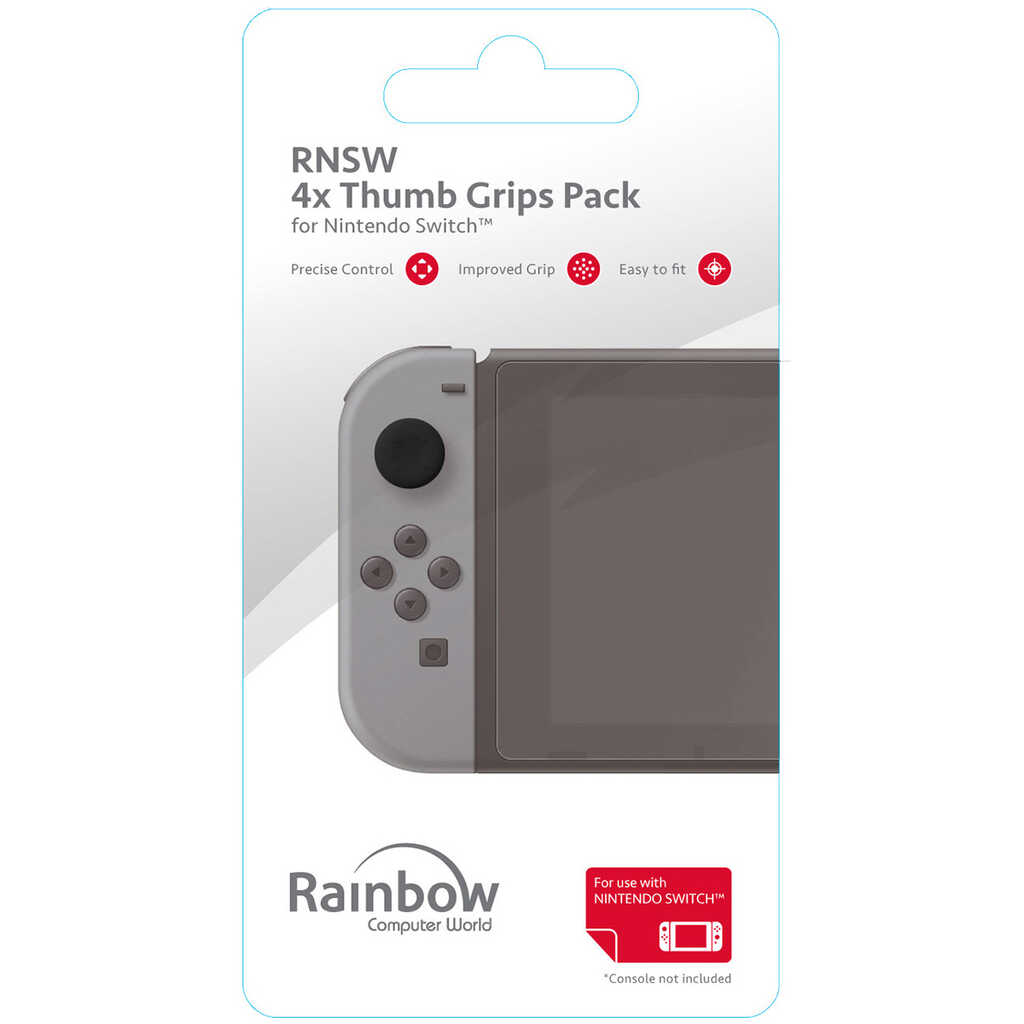 PACK DE GRIPS (4) RAINBOW NINTENDO SWITCH