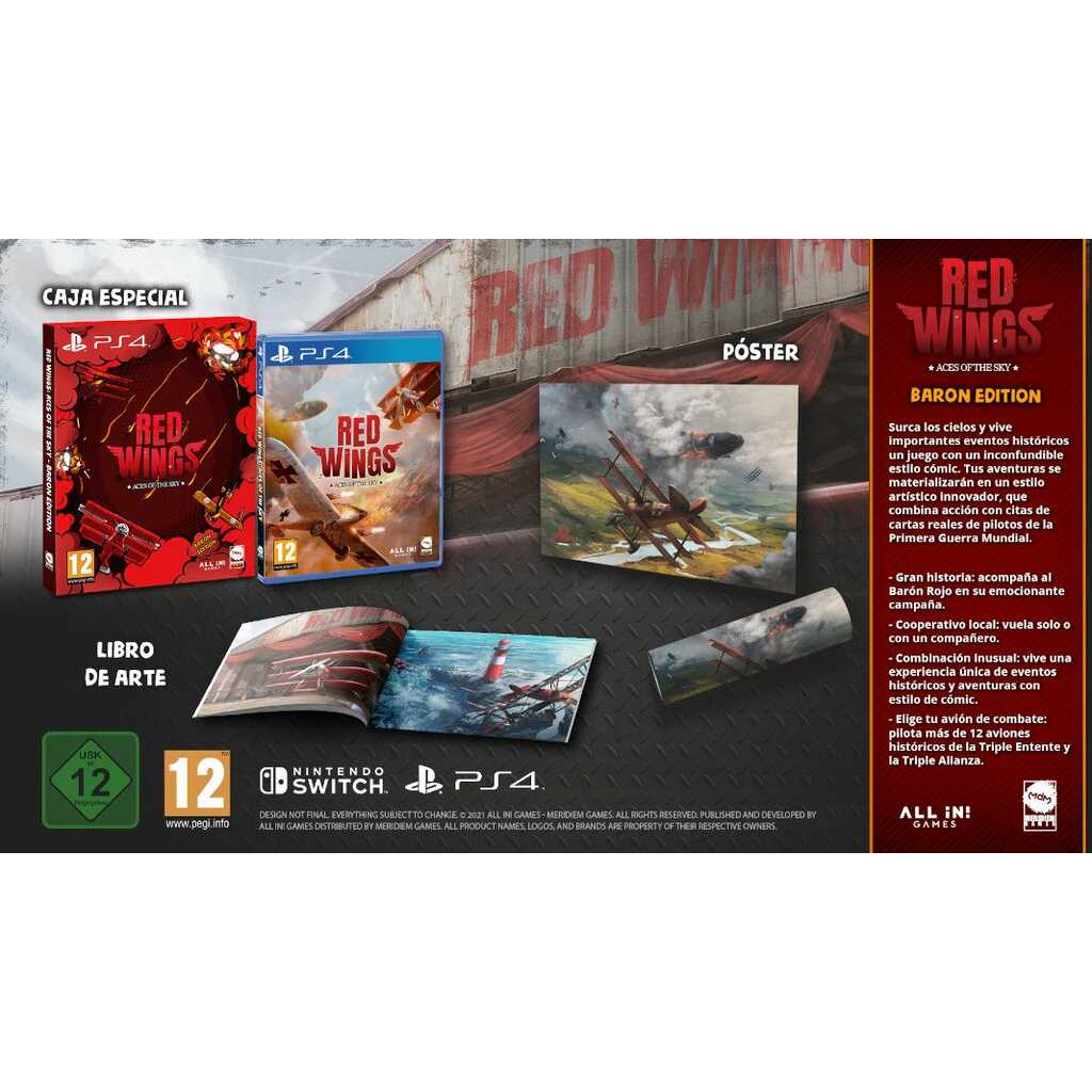 PS4 RED WINGS: ACES OF THE SKY - BARON EDITION