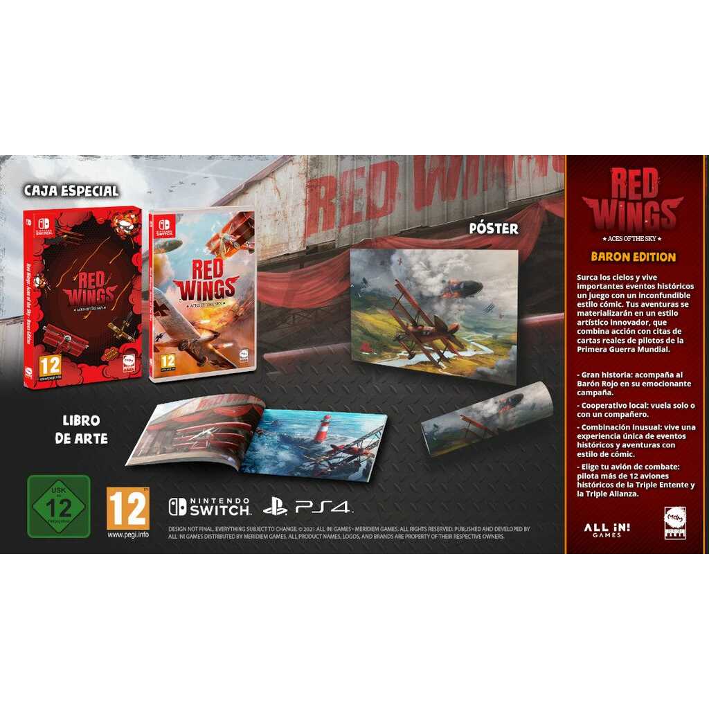 SWITCH RED WINGS: ACES OF THE SKY - BARON EDITION