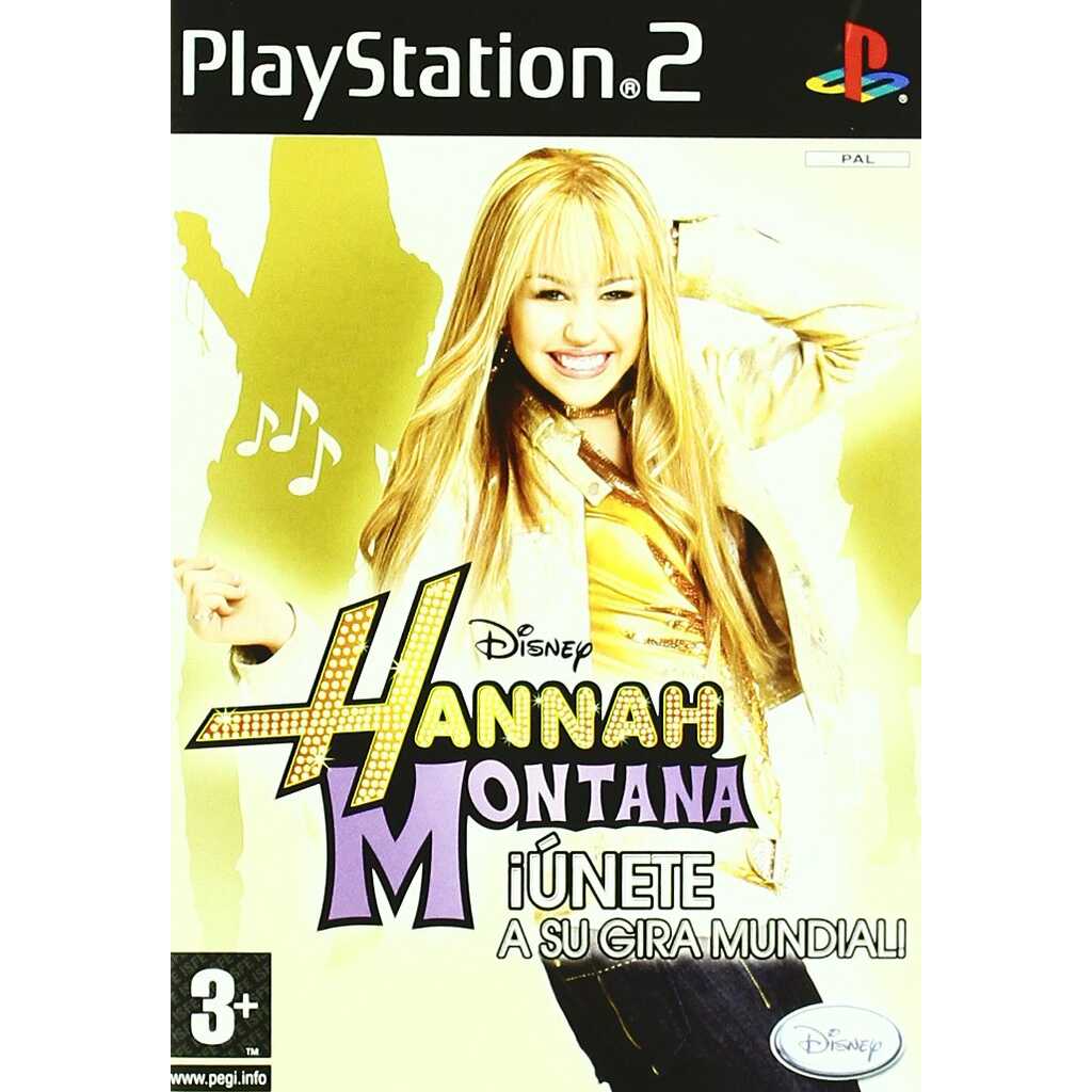 PS2 HANNAH MONTANA UNETE A SU GIRA MUNDIAL