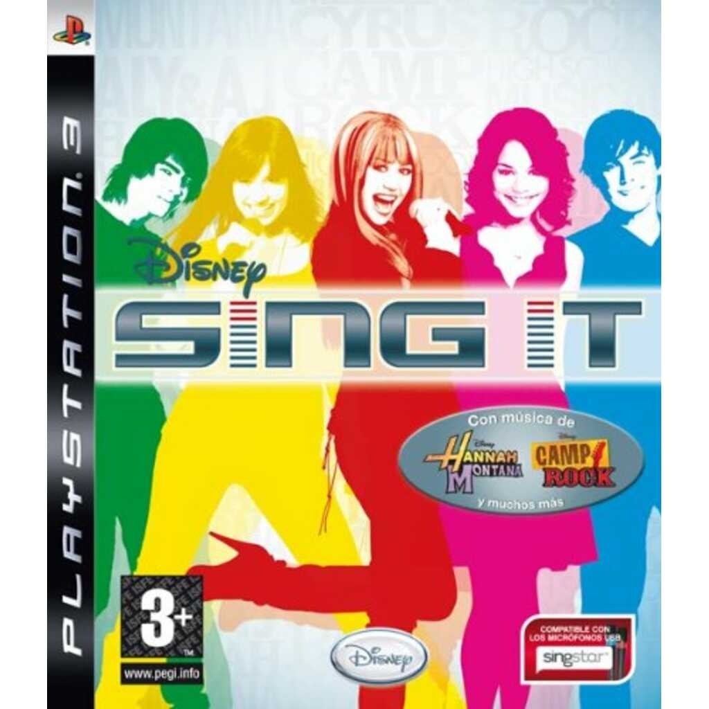 PS3 SING IT HANNAH MONTANA + CAMP ROCK