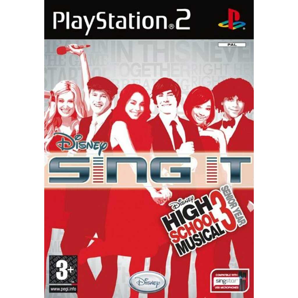 PS2 SING IT HIGH SCHOOL MUSICAL 3