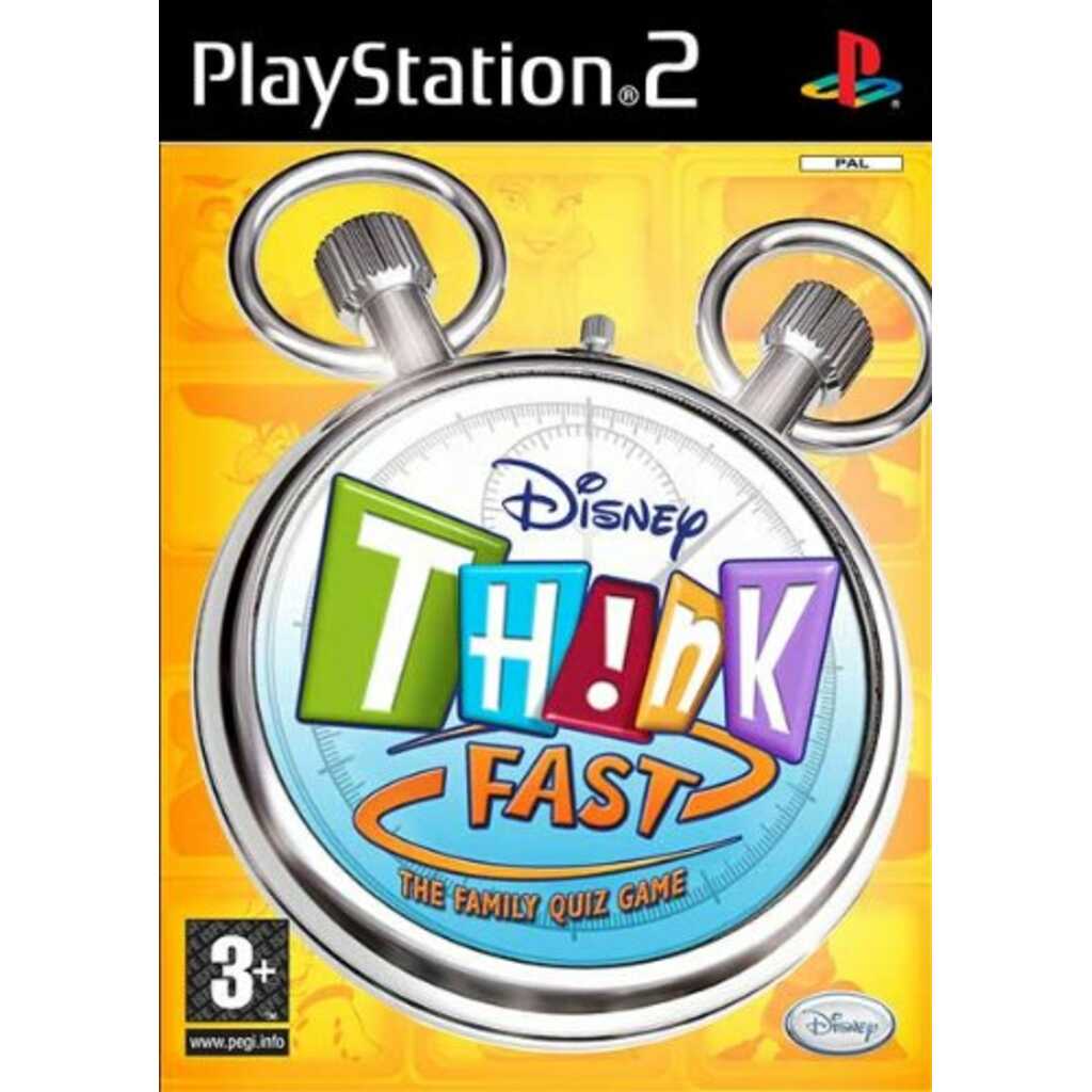 PS2 DISNEY THINK FAST PIENSA U ACIERTA