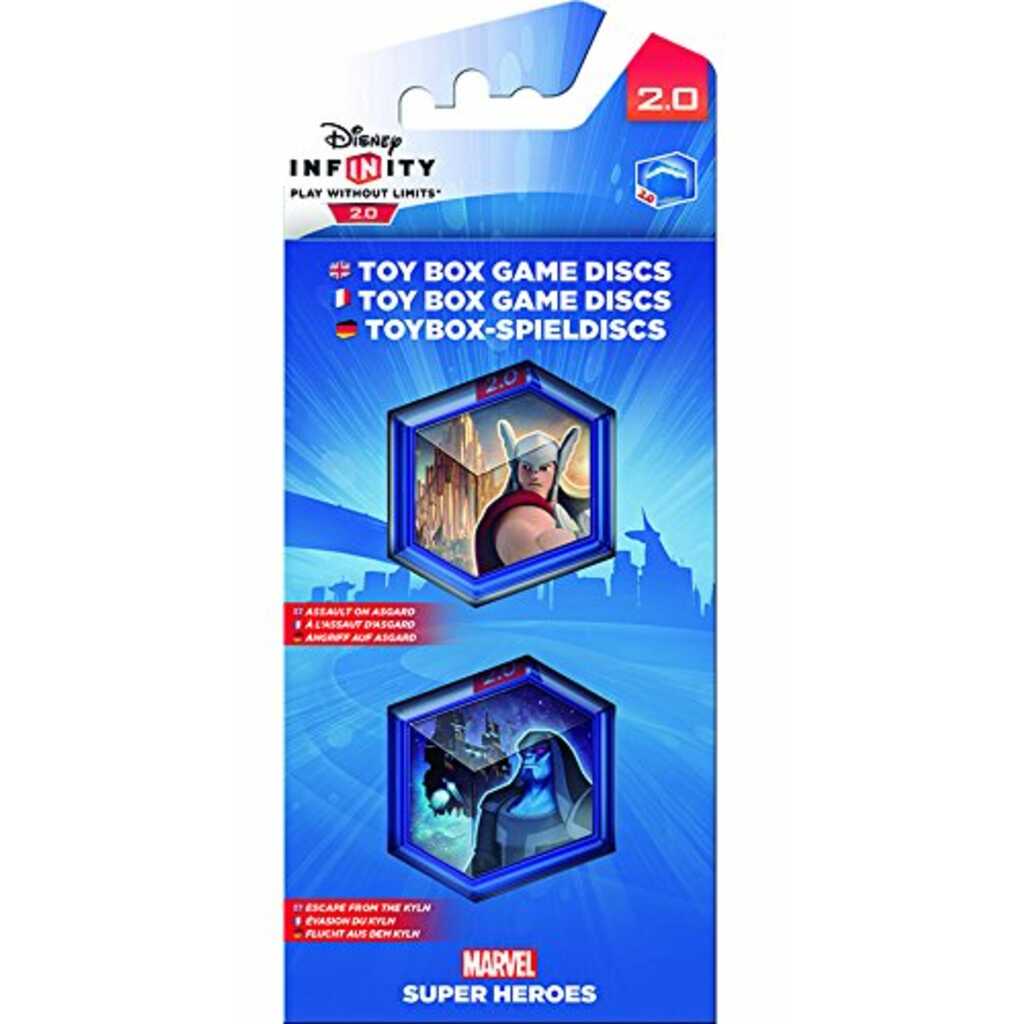 DISNEY INFINITY 2.0 TOY BOX GAME DISCS PACK MARVEL