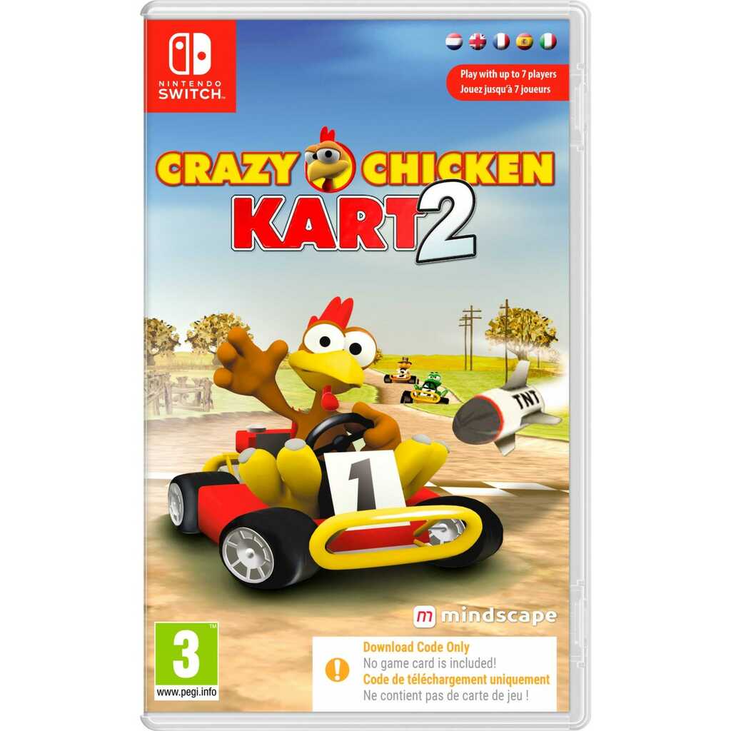 SWITCH CRAZY CHICKEN KART 2 CODE IN A BOX