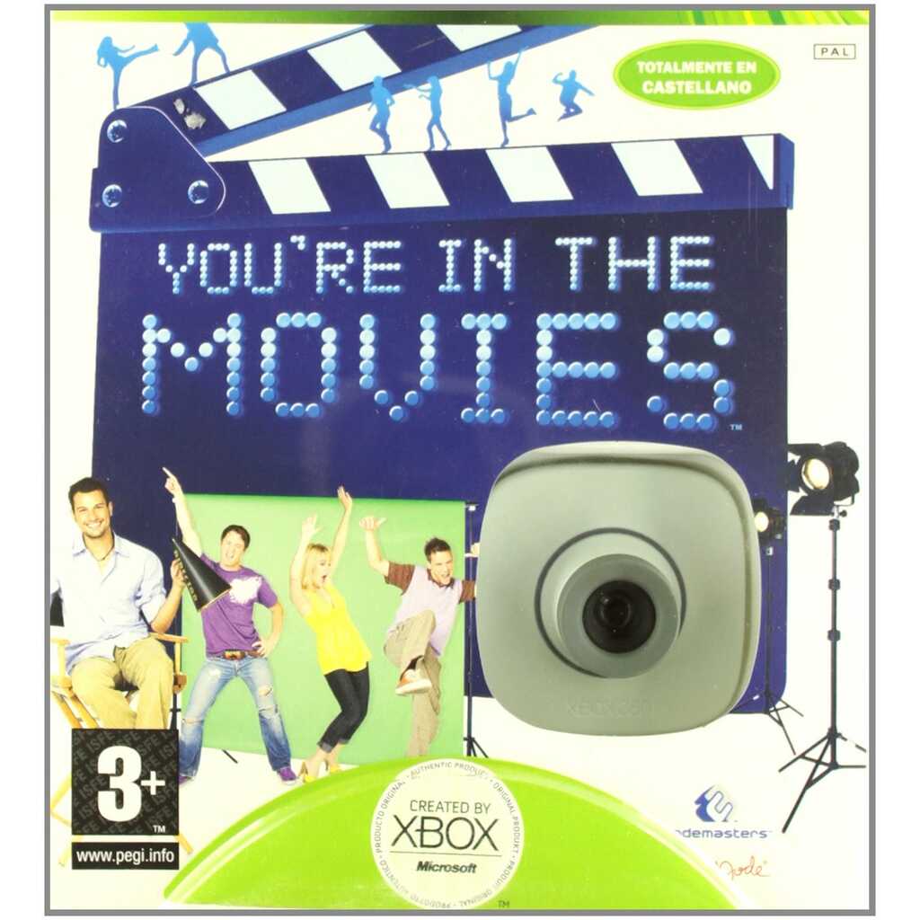 X360 YOU ARE IN THE MOVIES + CAMARA