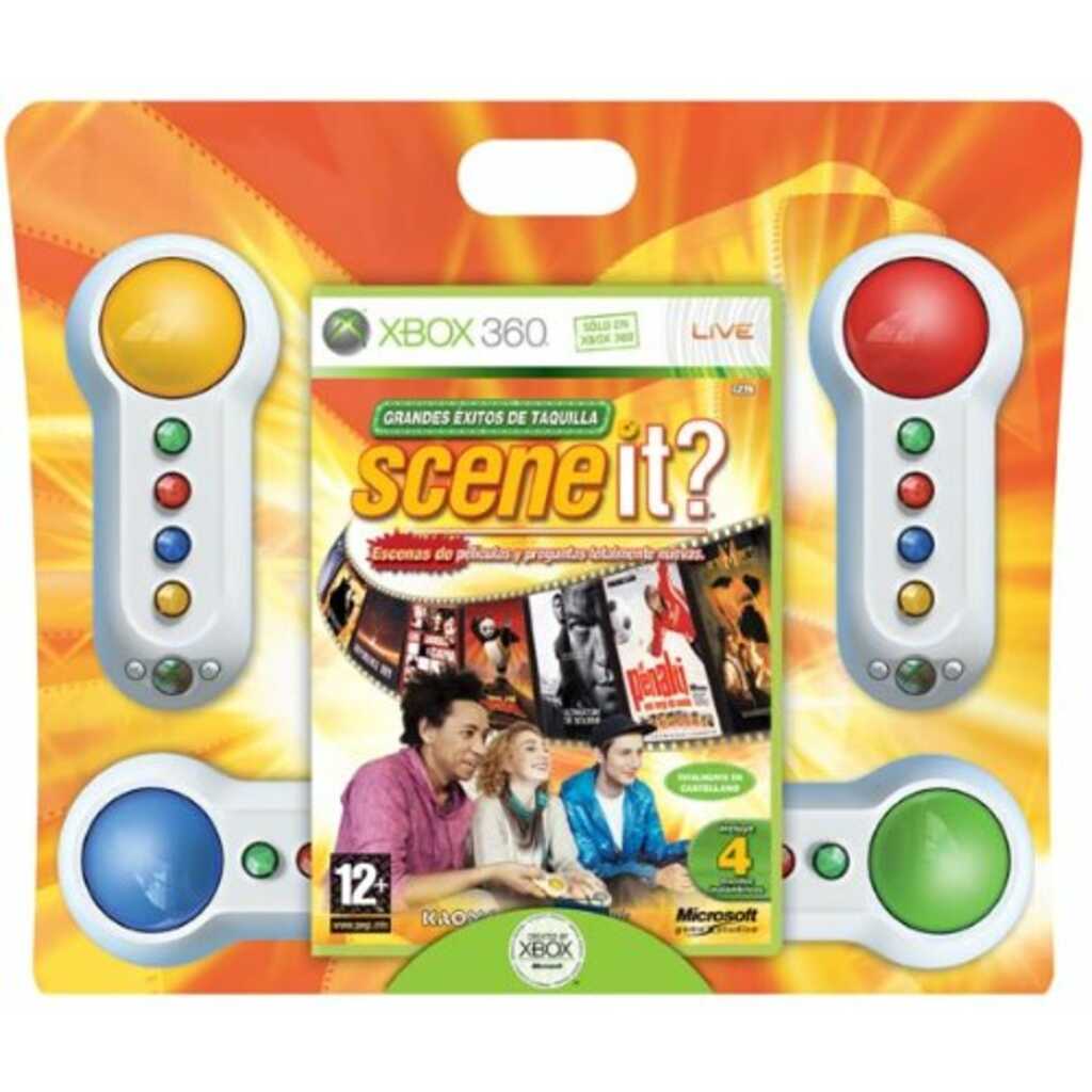 X360 SCENE IT GRANDES EXITOS TAQUILLA + PULSADORES