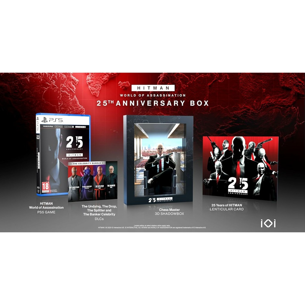 PS5 HITMAN WORLD OF ASSASSINATION ANNIVERSARY EDIT