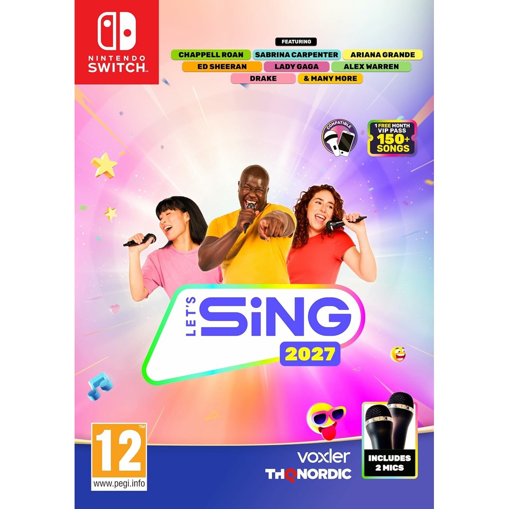SWITCH LETS SING 2027 + 2 MICROS