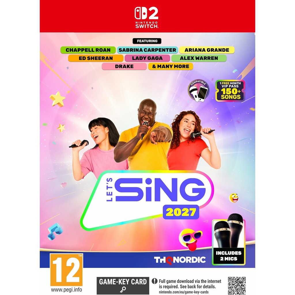 SWITCH2 LETS SING 2027 + 2 MICROS