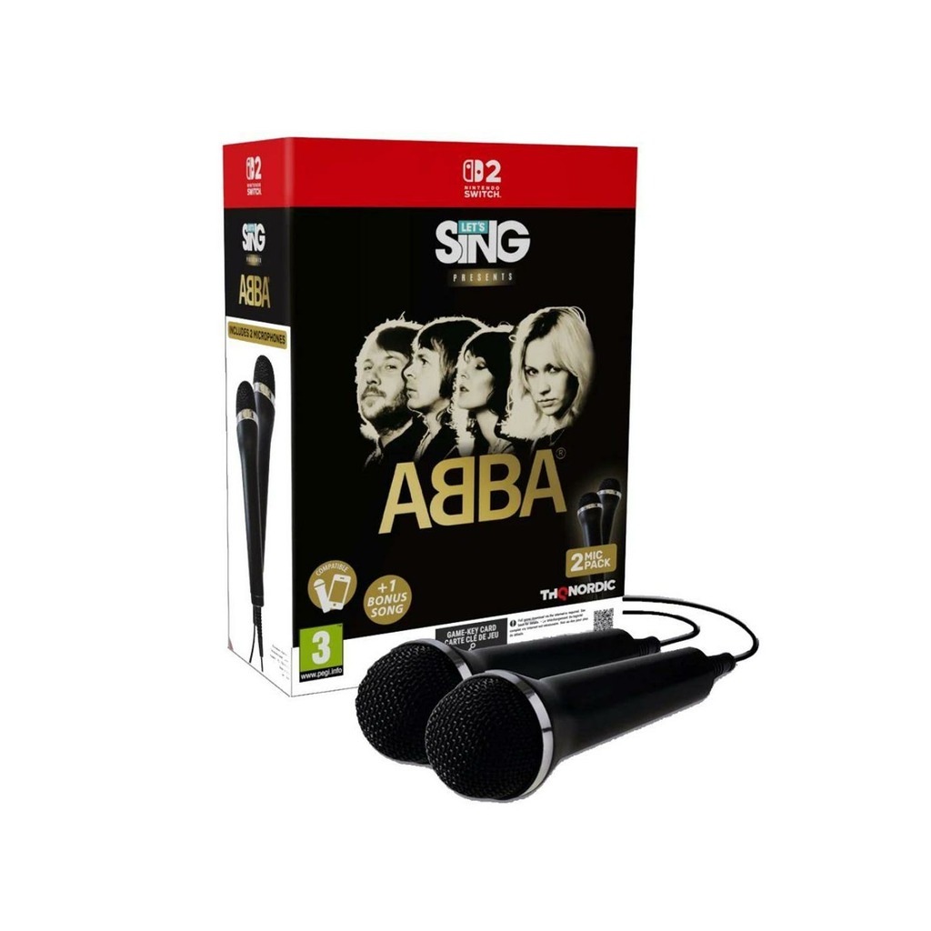 SWITCH2 LETS SING ABBA + 2 MICROS