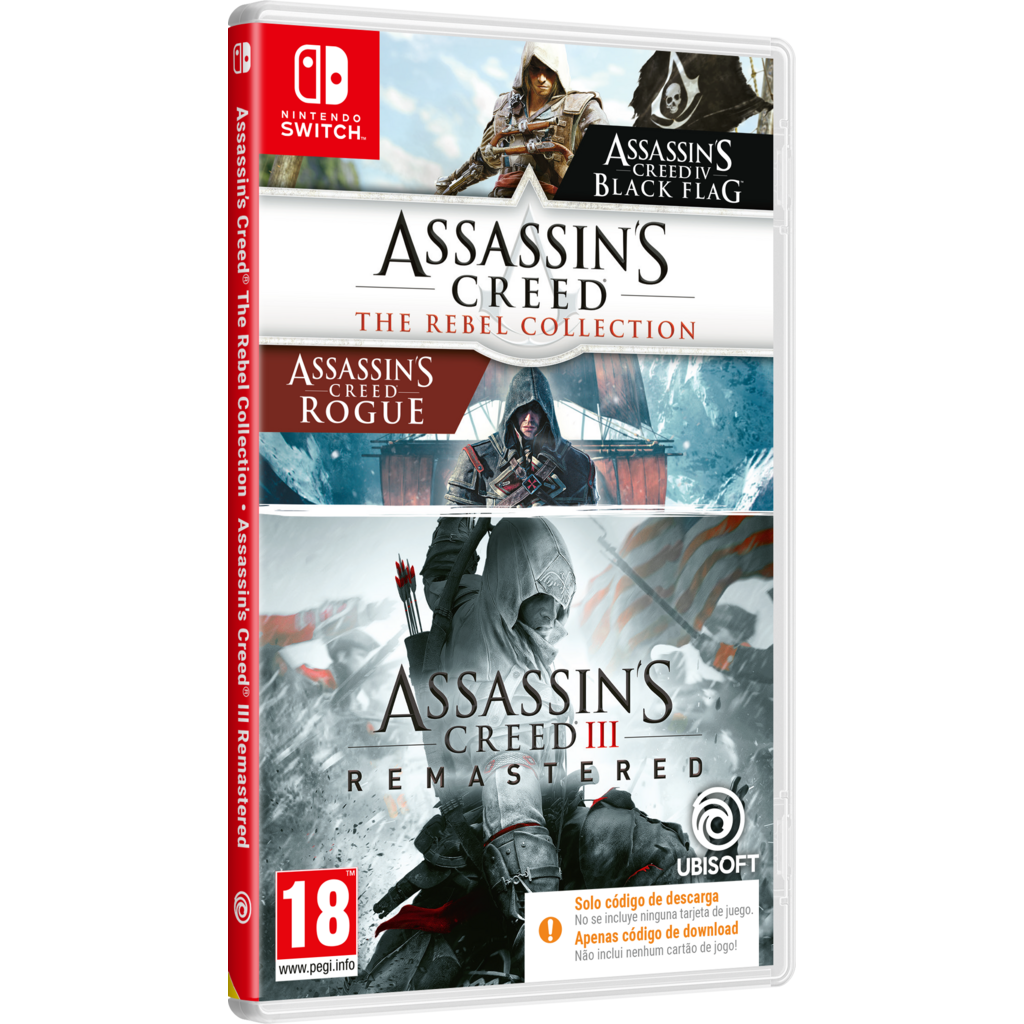SWITCH ASSASSINS CREED III +REBEL COLLECTION CIAB