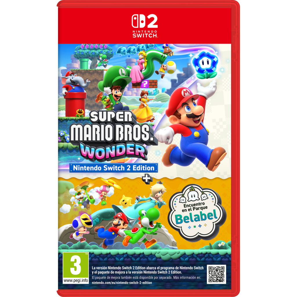 SWITCH2 SUPER MARIO BROS WONDER +PARQUE BELABEL