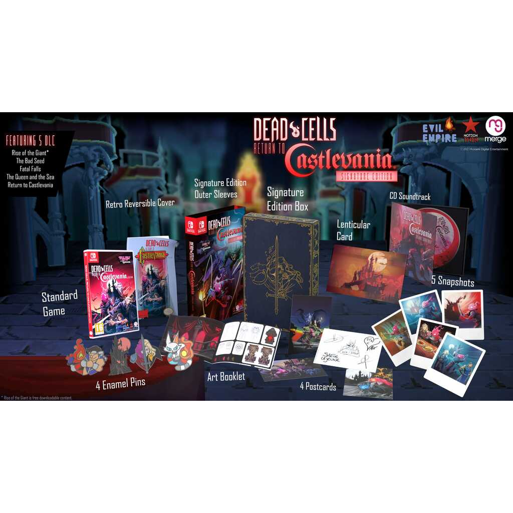 SWITCH DEAD CELLS: RETURN TO CASTLEVANIA SIGN. ED.
