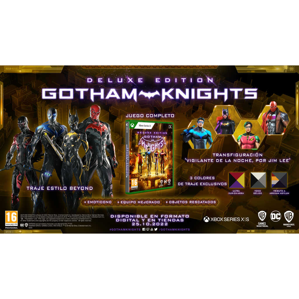 XBOXX GOTHAM KNIGHTS DELUXE EDITION