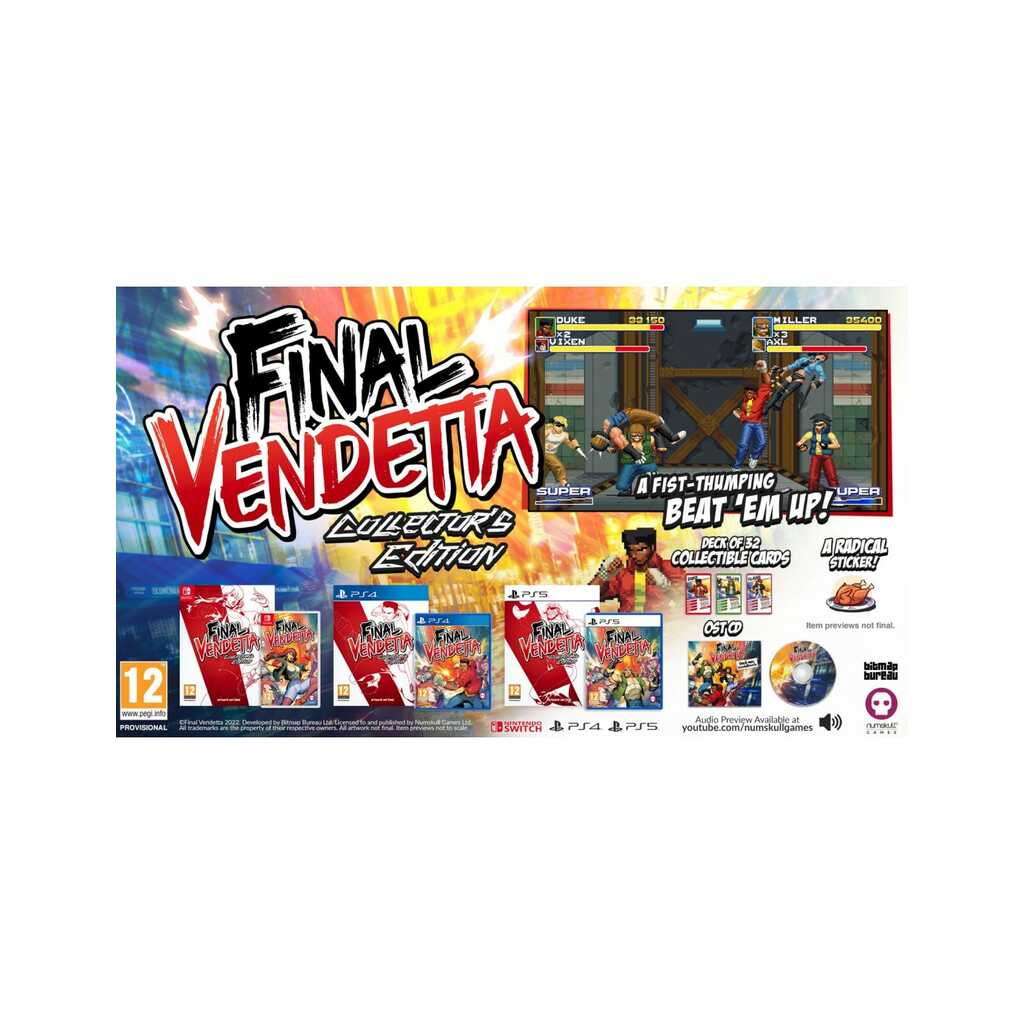PS4 FINAL VENDETTA - COLLECTORS EDITION