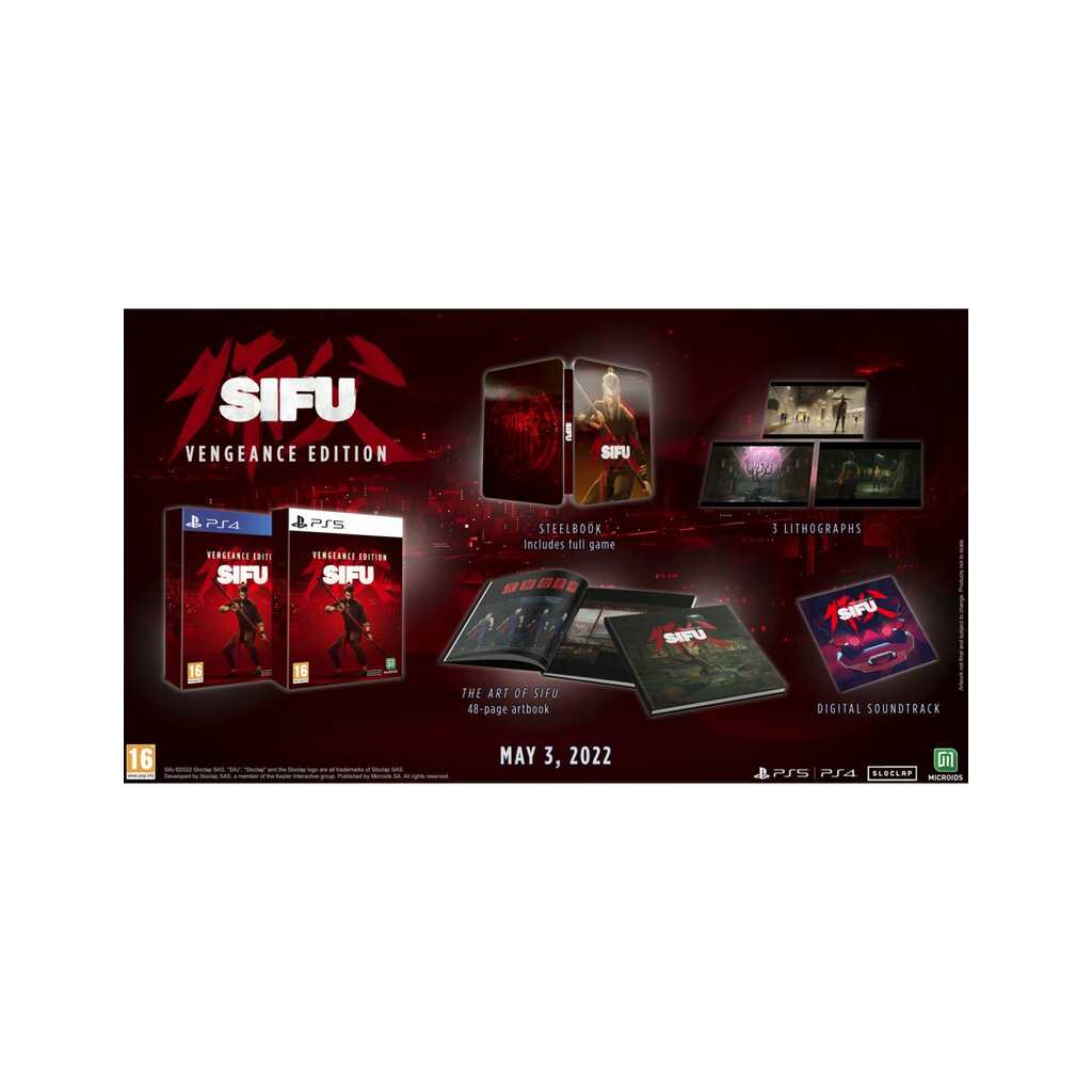 PS4 SIFU VENGEANCE EDITION