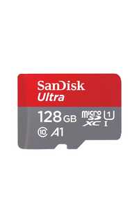 TARJETA MEMORIA SANDISK ULTRA MICROSDXC 128GB +MEM SD ADAPTER 140MB/S A1 CLASS 10 TARJETA MEMORIA SANDISK ULTRA MICROSDXC 128GB +MEM SD ADAPTER 140MB/S A1 CLASS 10