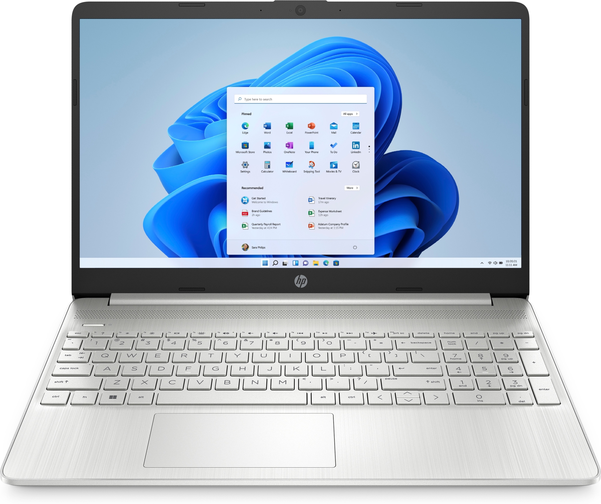 PORTATIL 15,6" HP LAPTOP 15S SILVER FULL HD INTEL CELERON N4120 8GB DDR4 512GB M2 NVME WINDOWS 11