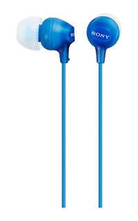AURICULARES CON CABLE SONY MDR-EX15AP AZUL