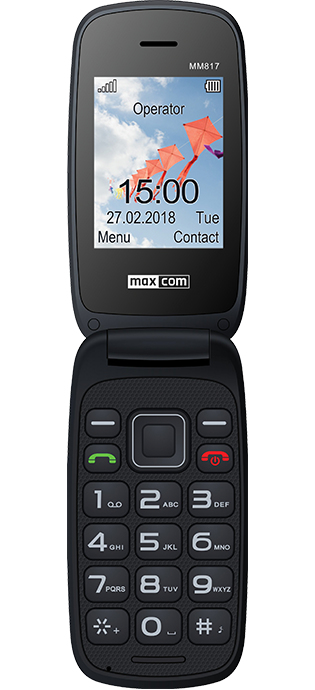 TELEFONO MOVIL MM817 6 1 CM (2.4") 78 G NEGRO ROJO