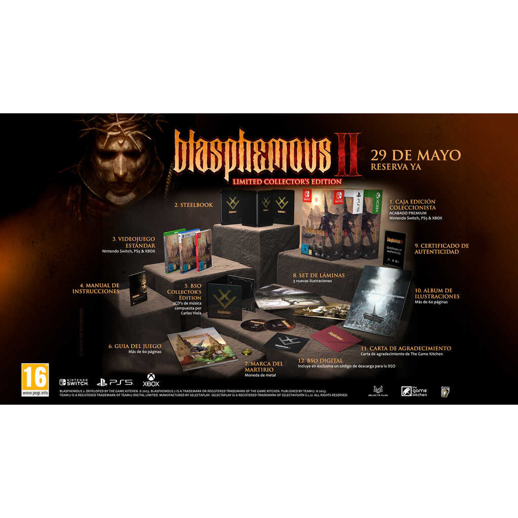 XBOXX BLASPHEMOUS II LIMITED COLLECTOR'S EDITION