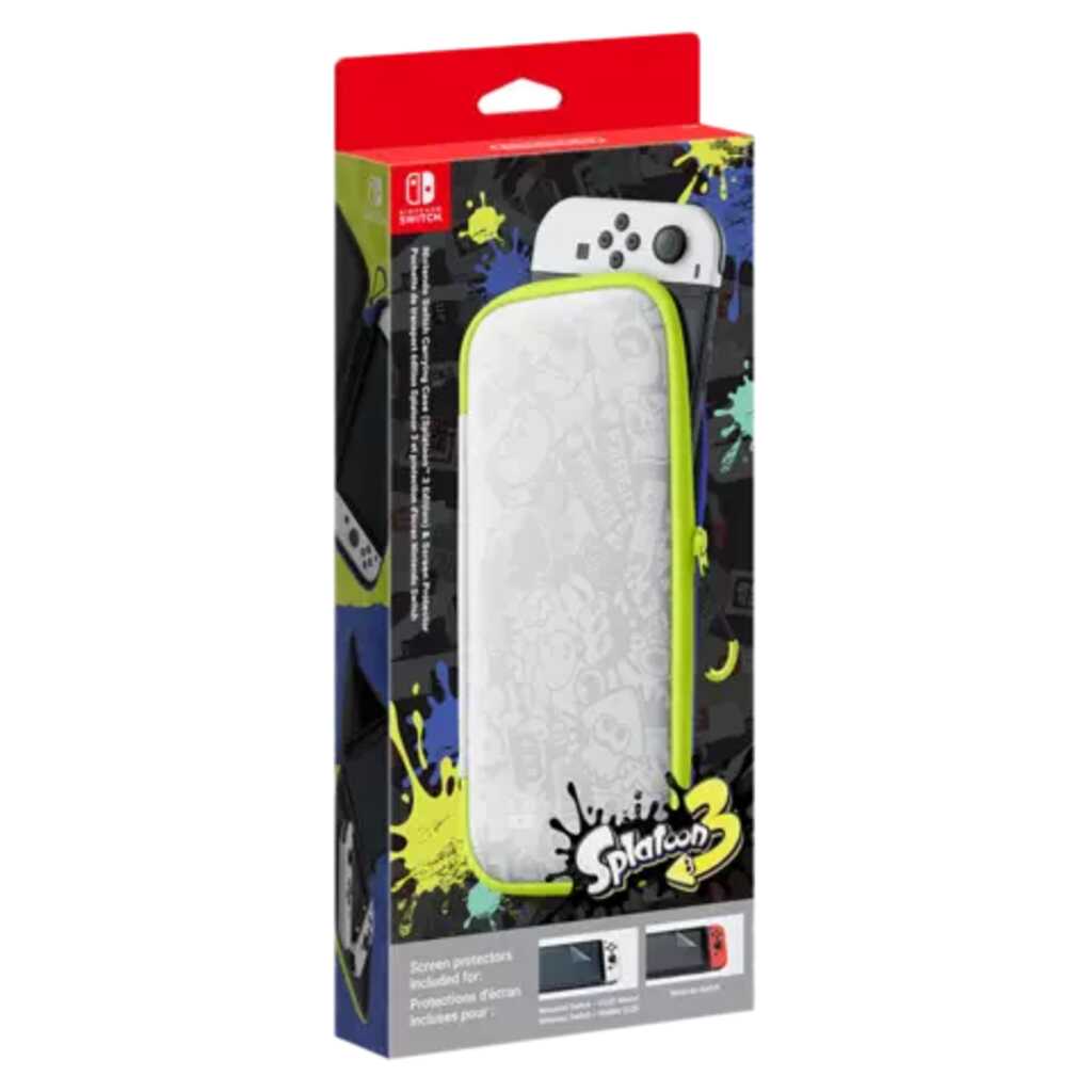 SET SWITCH OLED (FUNDA + 2 PROTECTORES) SPLATOON 3