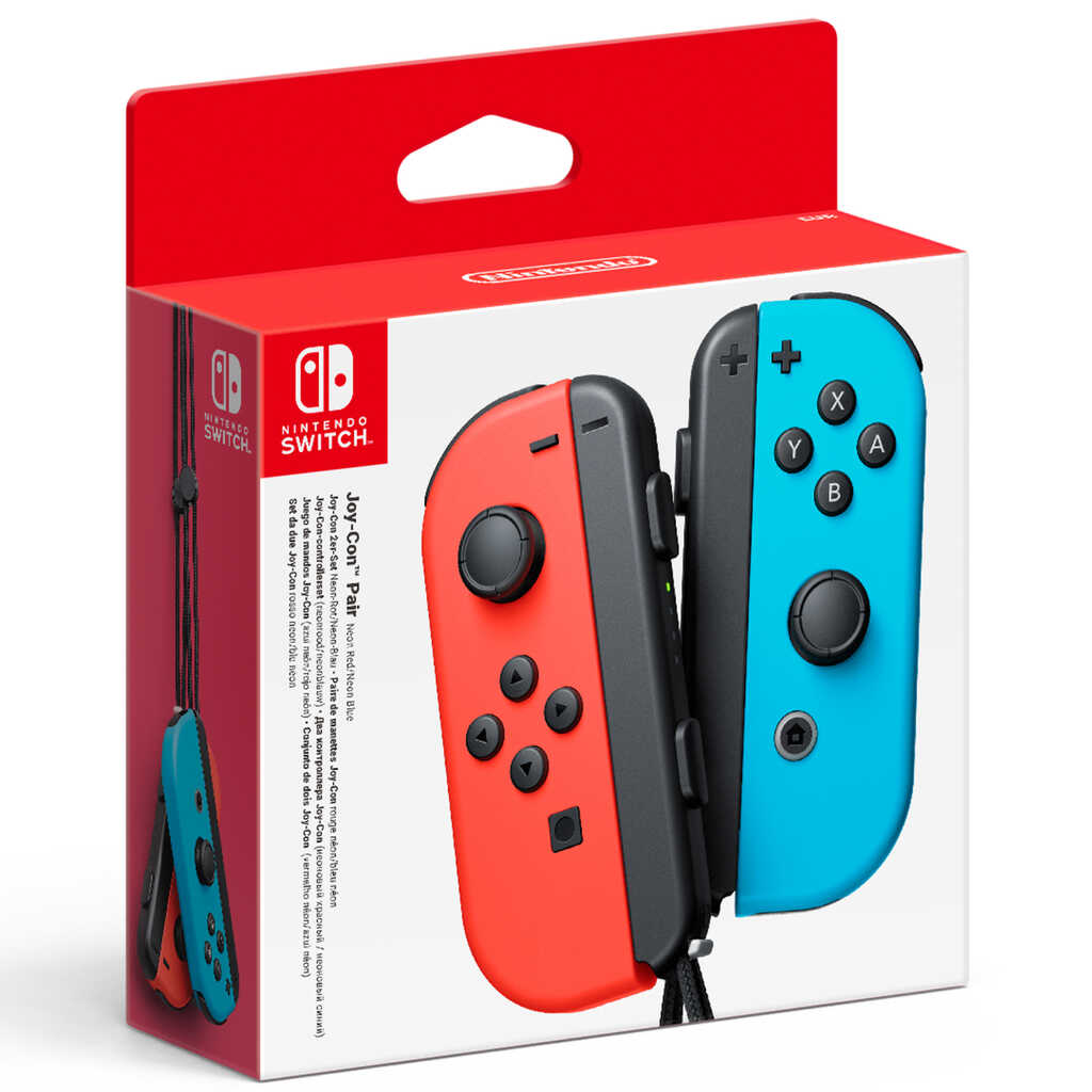 MANDOS JOYCON (SET IZQUIER-DCHA) AZUL/ROJO SWITCH