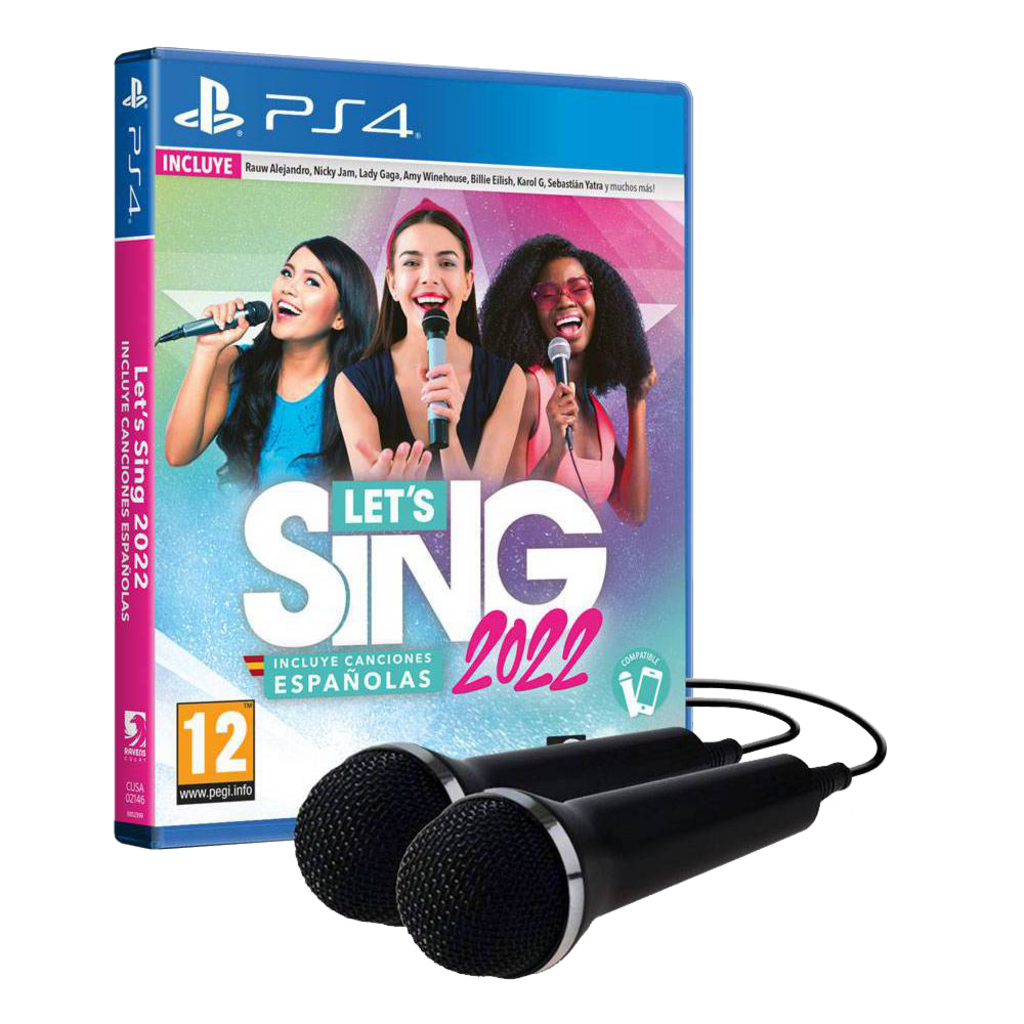 PS4 LETS SING 2022 + 2 MICROFONOS