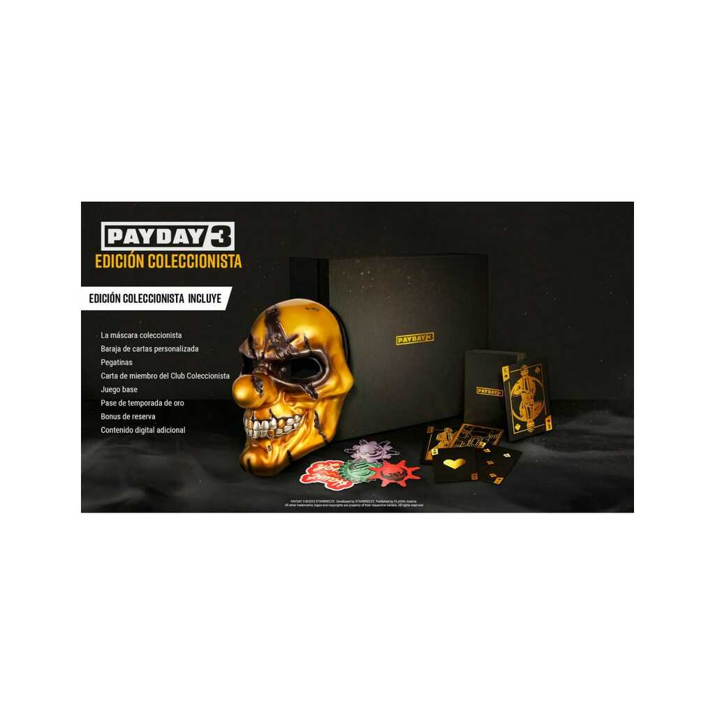 XBOXX PAYDAY 3 COLLECTOR'S EDITION CIB