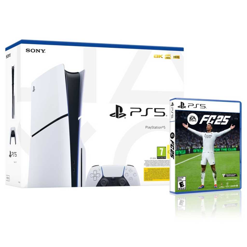 CONSOLA PS5 SLIM LECTOR + EA SPORTS FC 25 PROMO