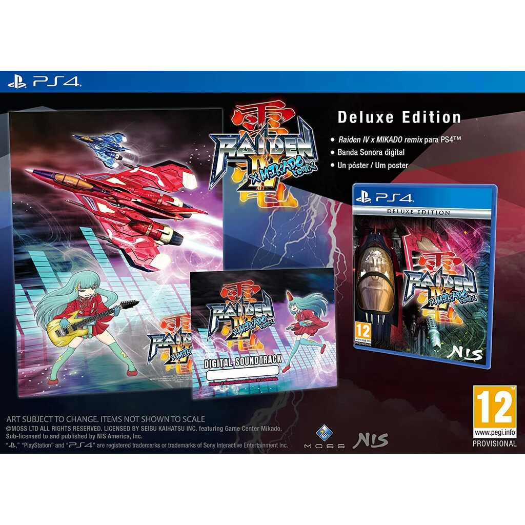 PS4 RAIDEN IV X MIKADO REMIX DELUXE EDITION