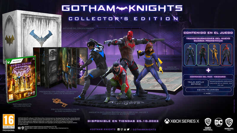 XBOXX GOTHAM KNIGHTS COLLECTOR'S EDITION